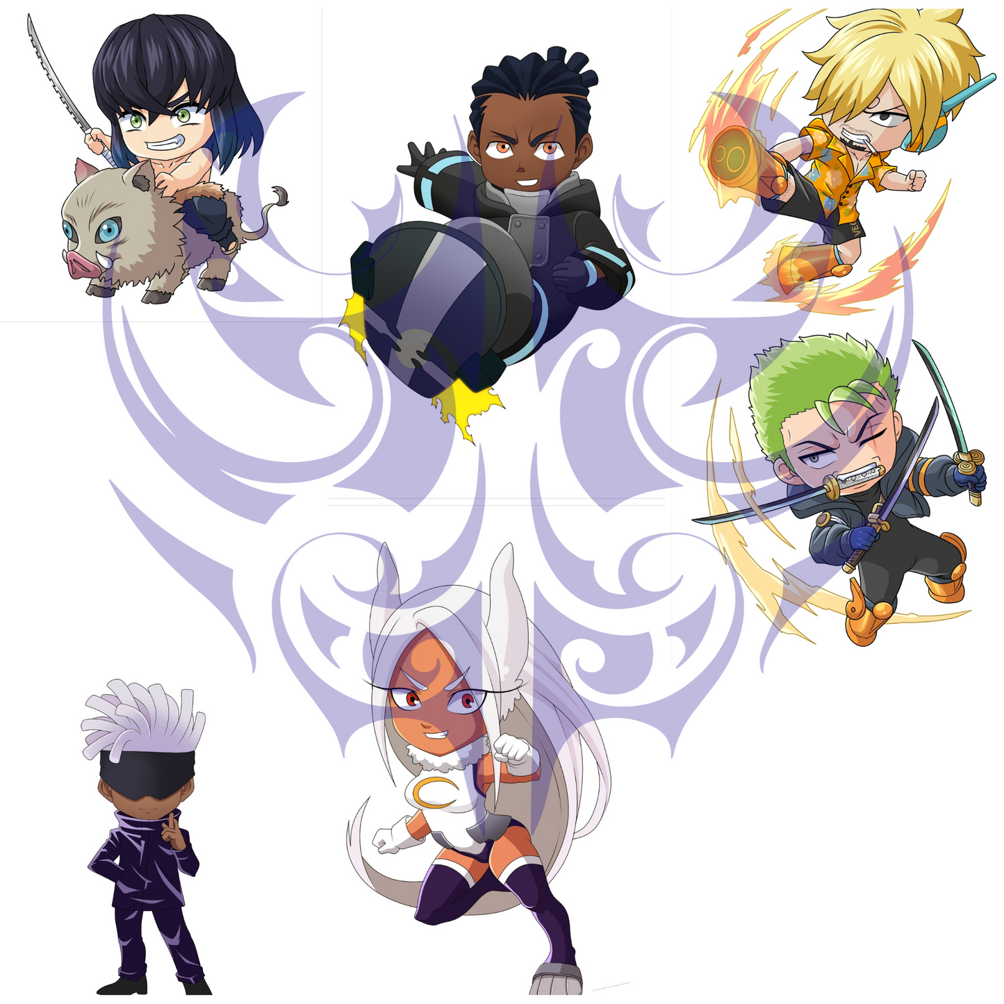 Anime acrylic keychains