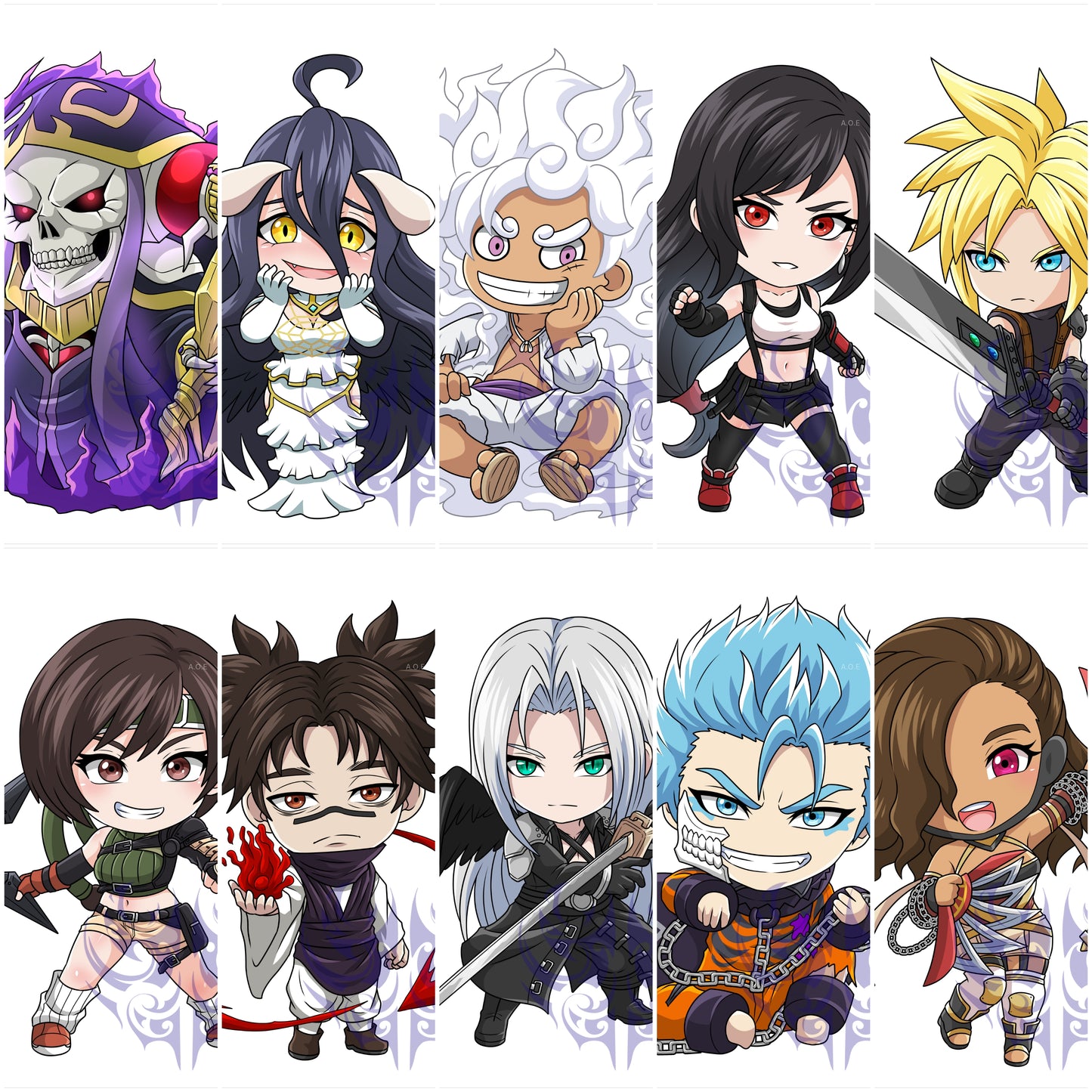 Anime acrylic keychains