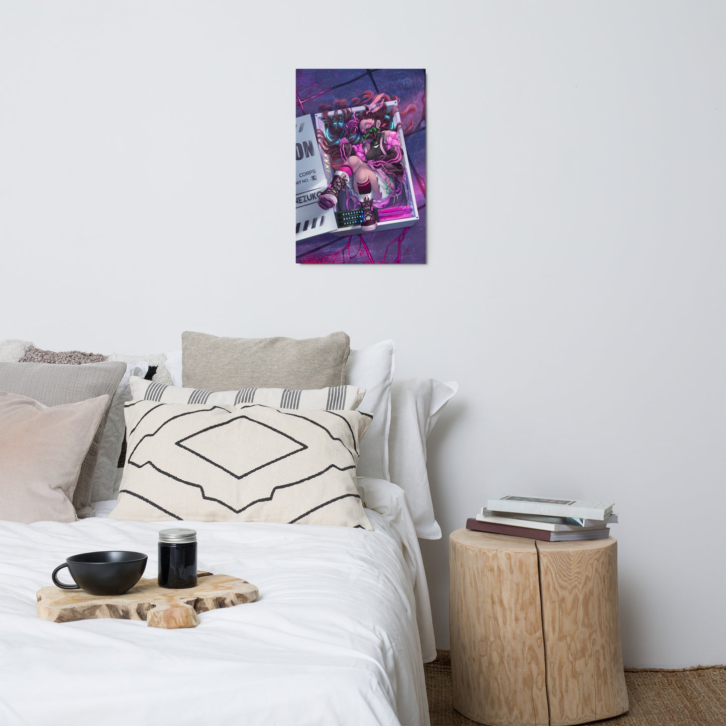 Cyber Demon Metal print