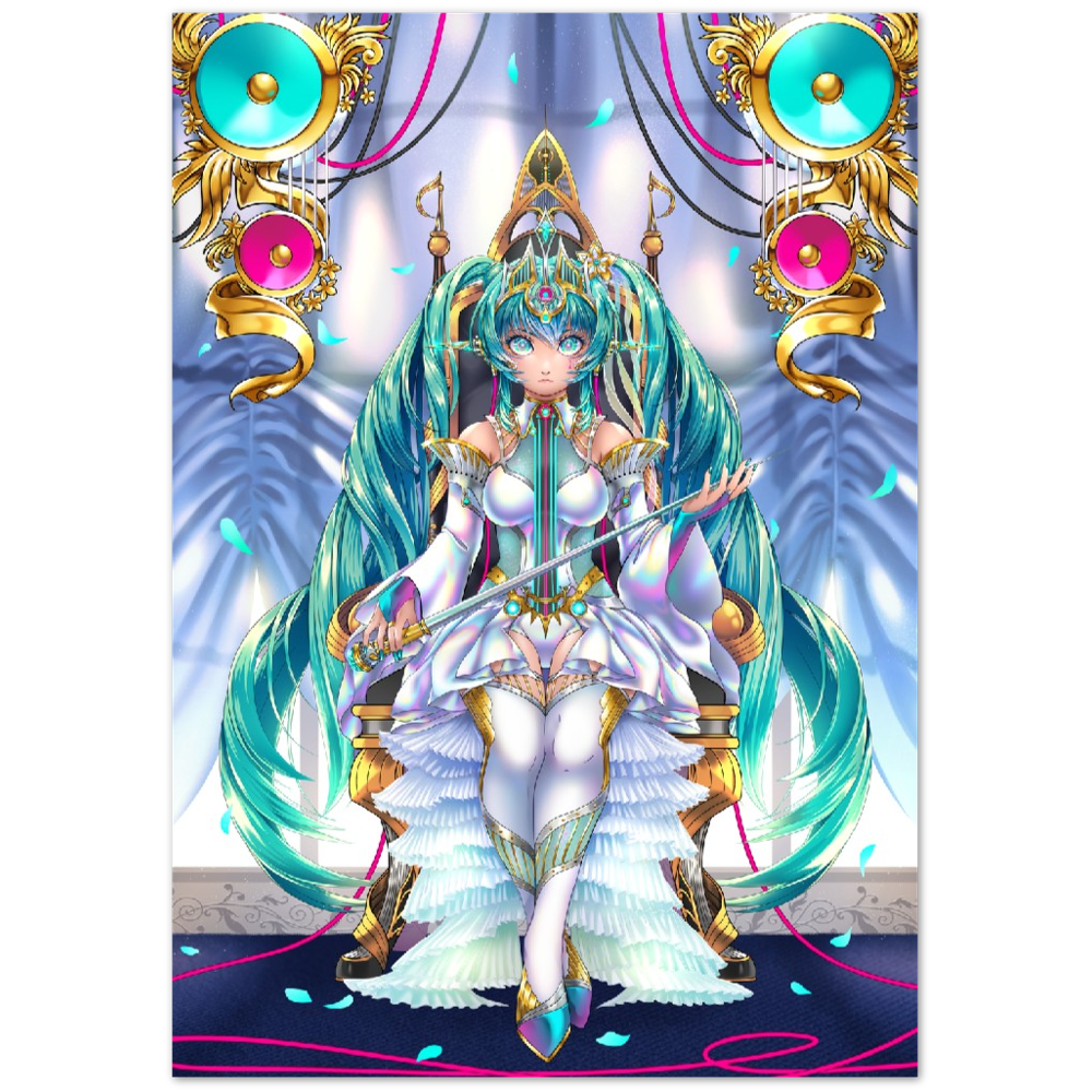 Empress of song Miku Poster