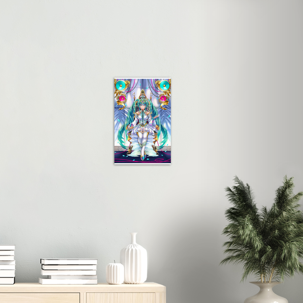 Empress of song Miku Poster